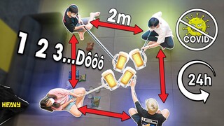 Thử Thách 24 Giờ Ăn Tết Không Tiếp Xúc | HEAVY