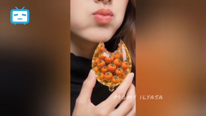 [ASMR] Satisfying Tomat mini 🍅||✓ Yummy Nyam Nyam||