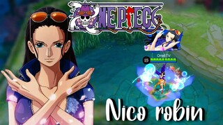 NICO ROBIN IS SO COOOOL! 😍😍 [ ONE PIECE ] [ MLBB Skin Collaboration ]