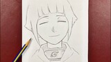 Easy to draw | how to draw Hinata Hyuga from naruto step-by-step