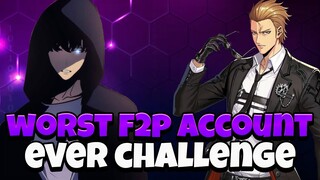 CREATING THE WORST F2P ACCOUNT IN HISTORY! NEW CHALLENGE! [Solo Leveling: Arise]