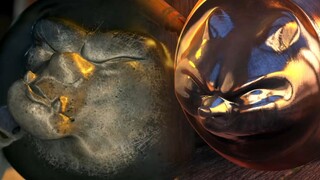 Kung Fu Panda Canbao and Master: The same famous funny scene, and both have a connection with pot!