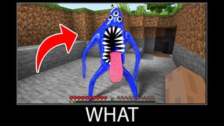 Minecraft wait what meme part 225 realistic minecraft Garten Of Banban 4