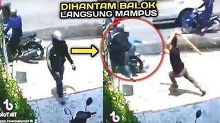 MAMPUSKAN  !! Hantaman Balok Membuat Para Pelaku Tak mau Mencuri Motor Lagi