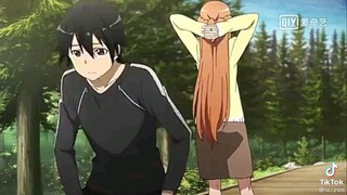 kirito dọa ma 👻 asuna