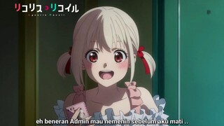 Lycoris Recoil Episode 6 .. - Permintaan Terakhir Chisato ..