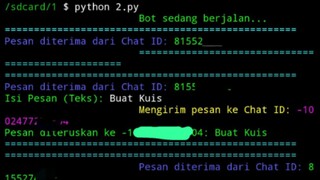 meneruskan percakapan kita dari bot ke semua saluran telegram menggunakan script.py
