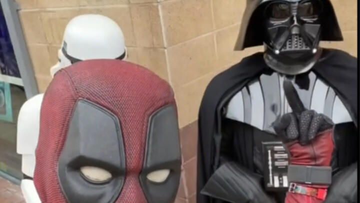 So, once you put on the Deadpool cosplay, you can do whatever you want, huh?