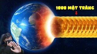 CHO 1000 MẶT TRĂNG BẮN VÀO TRÁI ĐẤT SẼ NTN !!! (Pobbrose Thánh phá hoại) ✔