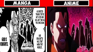 MANGA VS ANIME ONE PIECE EPISODE 1117