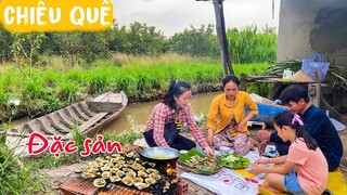 Mộc Mạc Chiều Quê Bên Bếp Than Hồng | Vọp Nướng Mỡ Hành | NĐMT#274