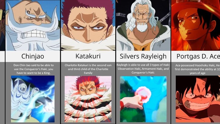 One Piece Conqueror's Haki Users