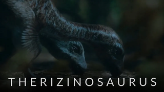 การเปรียบเทียบ Therizinosaurus จูราสสิค เวิลด์ โดมิเนียน ปะทะ ดาวเคราะห์ยุคก่อนประวัติศาสตร์ 2022