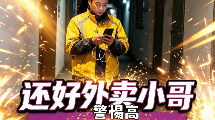 May mà nhân viên giao hàng phản ứng nhanh