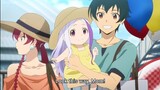 Maou and Emilia take a family photo with Alas Ramus | The devil is a part timer s2 Ep3