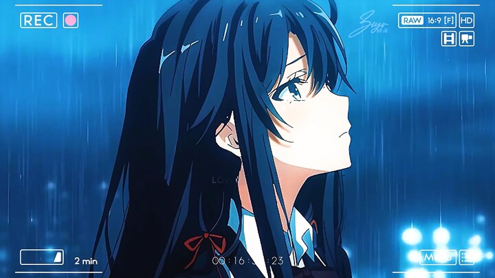 "What kind of person would like this kind of rainy day atmosphere..."