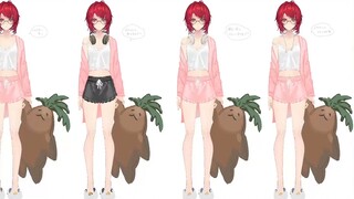 [New Outfit Revealed] Look at An-chan wearing cute home clothes! ! ! [Angie Katharina]