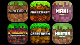 Minecraft VS Arthacrafts VS Mikecraft VS Craftsman VS Maxicraft VS Town City Craft