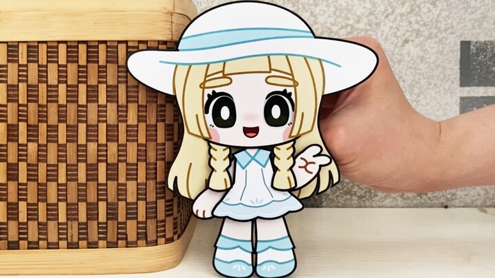 [Boneka Kertas Pokemon] Cuaca bagus! Lillie berdandan dan pergi berkemah