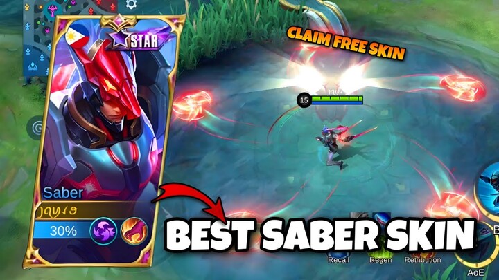 SABER NEW STARLIGHT SKIN "IRON HOUND" MOBILE LEGENDS SKIN REVIEW