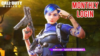 FREE FOR EVERYONE!! MANTA RAY - AQUATIC ADVENTURER | COD MOBILE
