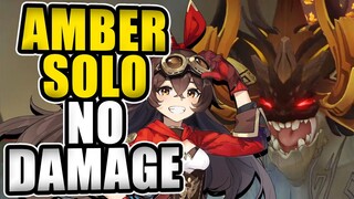 Genshin Impact but I solo Azhdaha with Amber