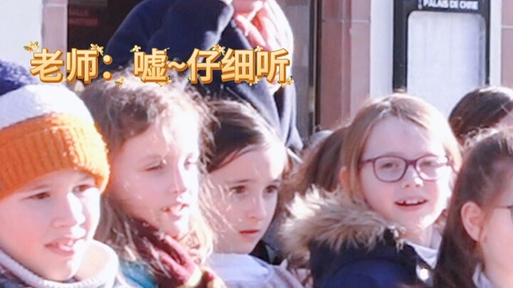 When Song-style hairpins with flowers meet a French elementary school spring outing! Mom, this time 
