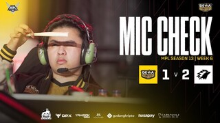 Balas Dendam Sang Raja Langit Onic Esports | Mic check MPL ID S13