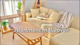 living alone vlog 🪴| apartment makeover philippines 🏠, japandi, new furnitures, cat mom life