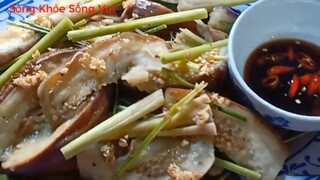 Cà tím hấp sả.Thơm ngon lạ miệng không bị ngán cho những ngày chay lạc