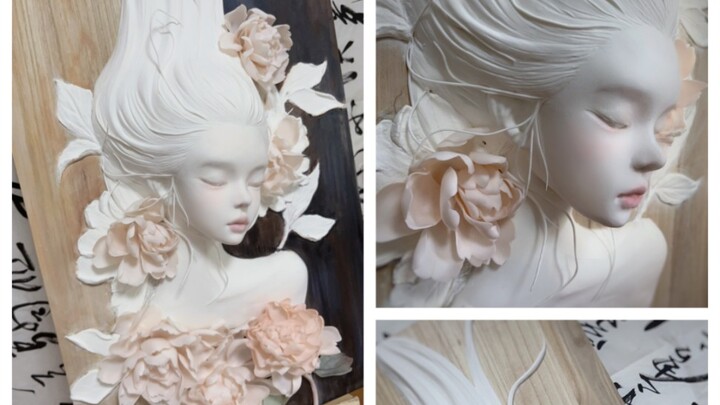 How far can you get when sculpting a figure with super-light clay?