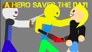 "A Hero saves the day!" - Murder Mystery Animation