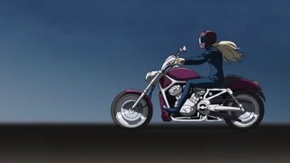 Keterampilan per kapita Conan diperlukan untuk mengendarai sepeda motor~