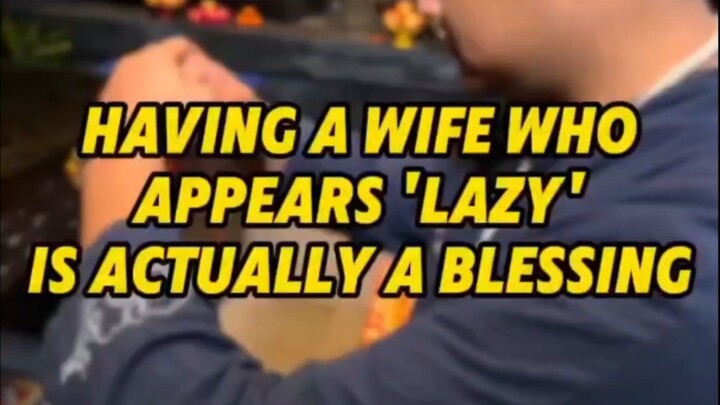 feng shui wife's that appears lazy are not! they are bring luck into the home