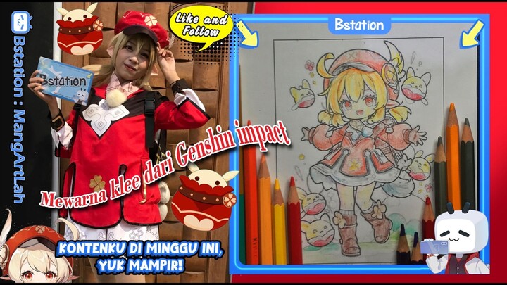 Mewarna Klee dari Genshin Impact