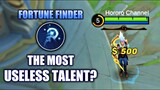 THE MOST USELESS TALENT IN NEW TALENT SYSTEM