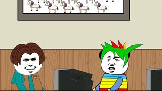 The great master in the corner of the Internet cafe in those years