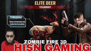 game zombie fire 3D,  zombie  elite deer menyerang klo di tembak