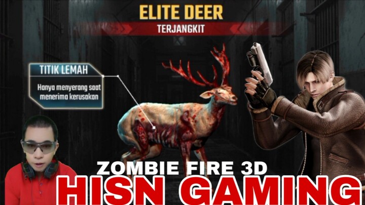 game zombie fire 3D,  zombie  elite deer menyerang klo di tembak
