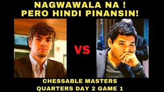 NAGWALA  NA!  Chessable Masters Foreest VS So Quarters Day 2 Game 1