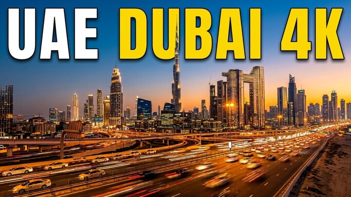 Dubai united Arab Emirates 🇦🇪 by Drone 4k