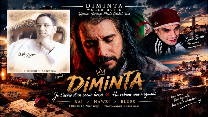 Diminta x HOUARI DAUPHIN x Nouri Koufi – Je t’écris d’un cœur brisé (Official Audio) طابع حوزي راي