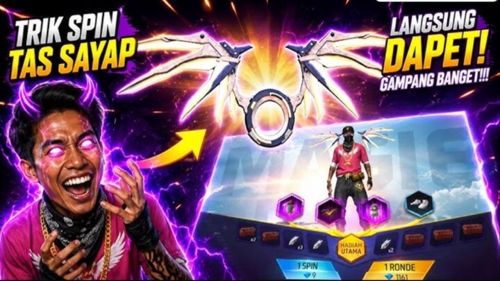 🎒 1 SPIN LANGSUNG DAPAT TAS SAYAP?! 😱 | FREE FIRE