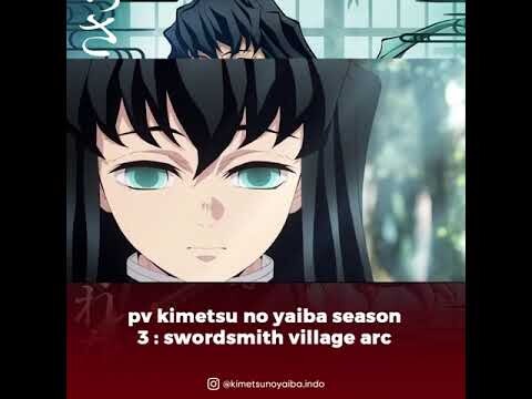 Demon Slayer : Kimetsu no yaiba season 3 | swordsmith village arc trailer #shorts