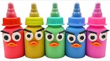 [Gaya Hidup] Membuat botol duck bill bayi dengan pasir kinetik lima warna