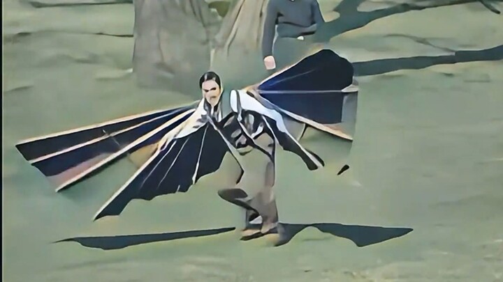 In case you haven't seen the man who strapped on giant wings and imitated bird flight in 1931