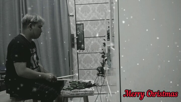 Lagu Natal - Jingle Bells Cover Drum (Roll Up Drum) - drum 300 ribuan, bisa dilipat