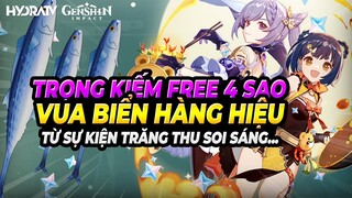 Hướng Dẫn Nhận Trọng Kiếm Vua Biển Hàng Hiệu, Tinh Luyện 5 - Sự Kiện Lớn Nhất Genshin Impact 2.1