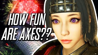 Nioh 2 Axe Is Actually Pretty Fun! - Nioh 2 Funny Moments