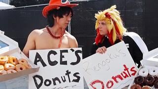 ace and rengoku have a donut war || Anime Expo 2024 (Ft. @Jefferyzang )